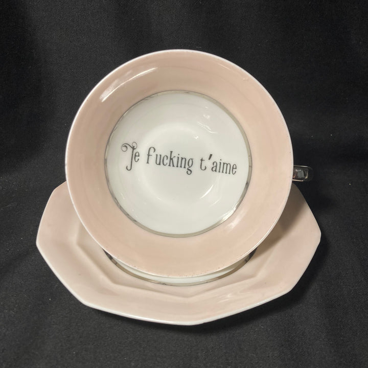 Vulgar tea / coffee cup, Je fucking t&
