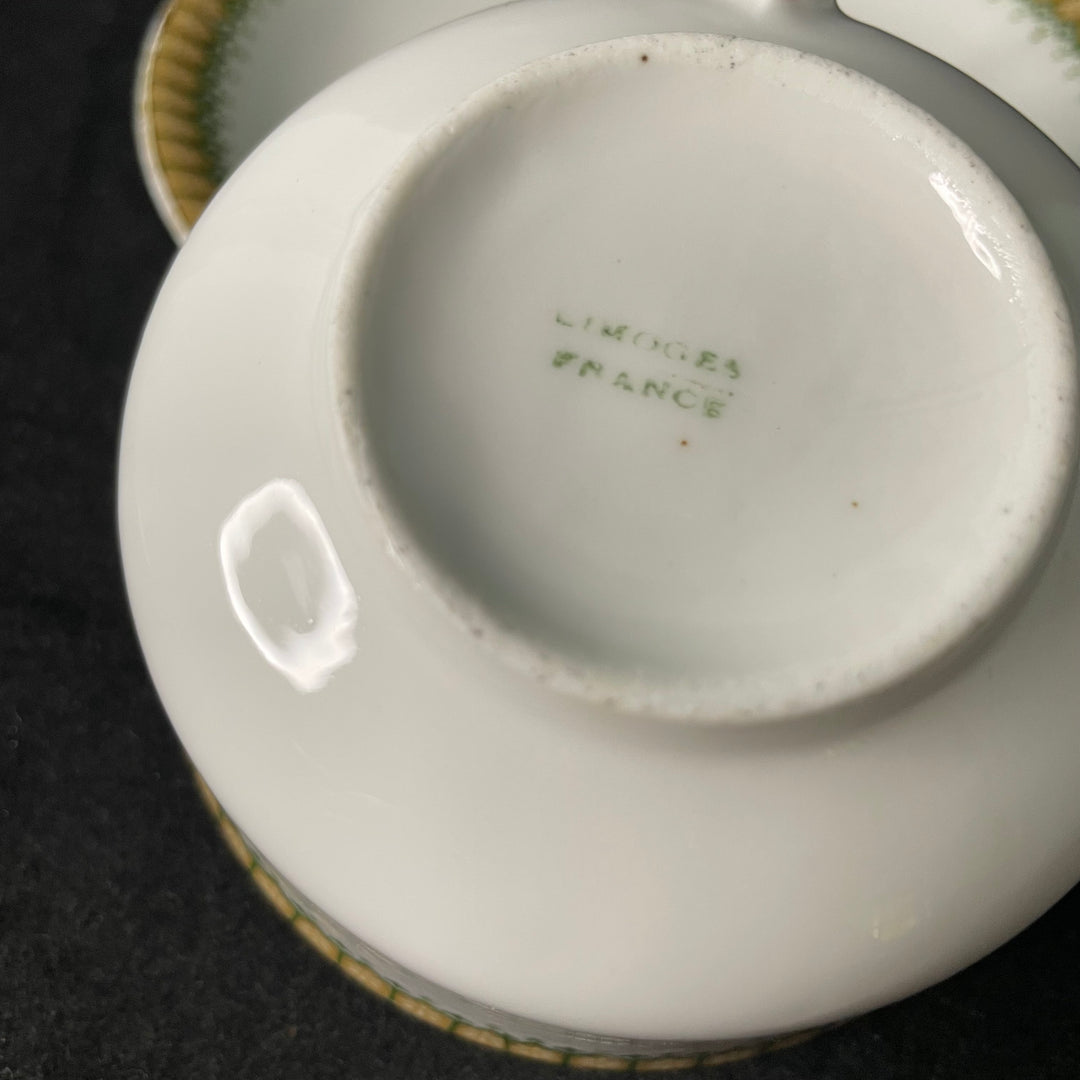 Eau de pute coffee set, Funny Unique Upcycled vintage French porcelaine gift