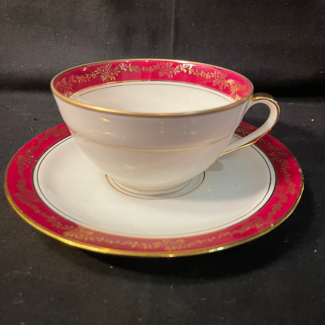 Service à thé Poison, porcelaine vintage française unique recyclée, cadeau drôle et insolent