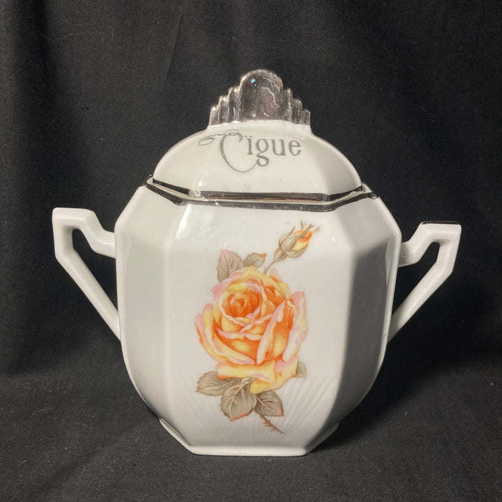 Sugar Pot, Cigue, Unique Funny Upcycled Vintage Stash, Apothecary rude gift, Durrant &amp; Dove