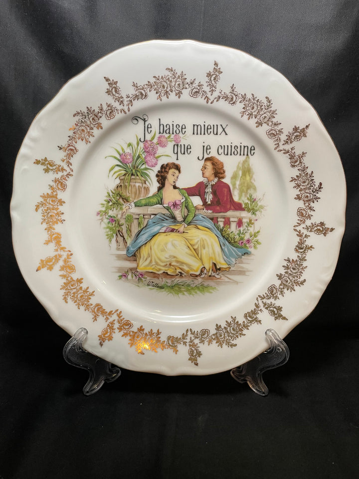 Je baise mieux que je cuisine, Unique Wall Art,Kitsch, vintage french gift