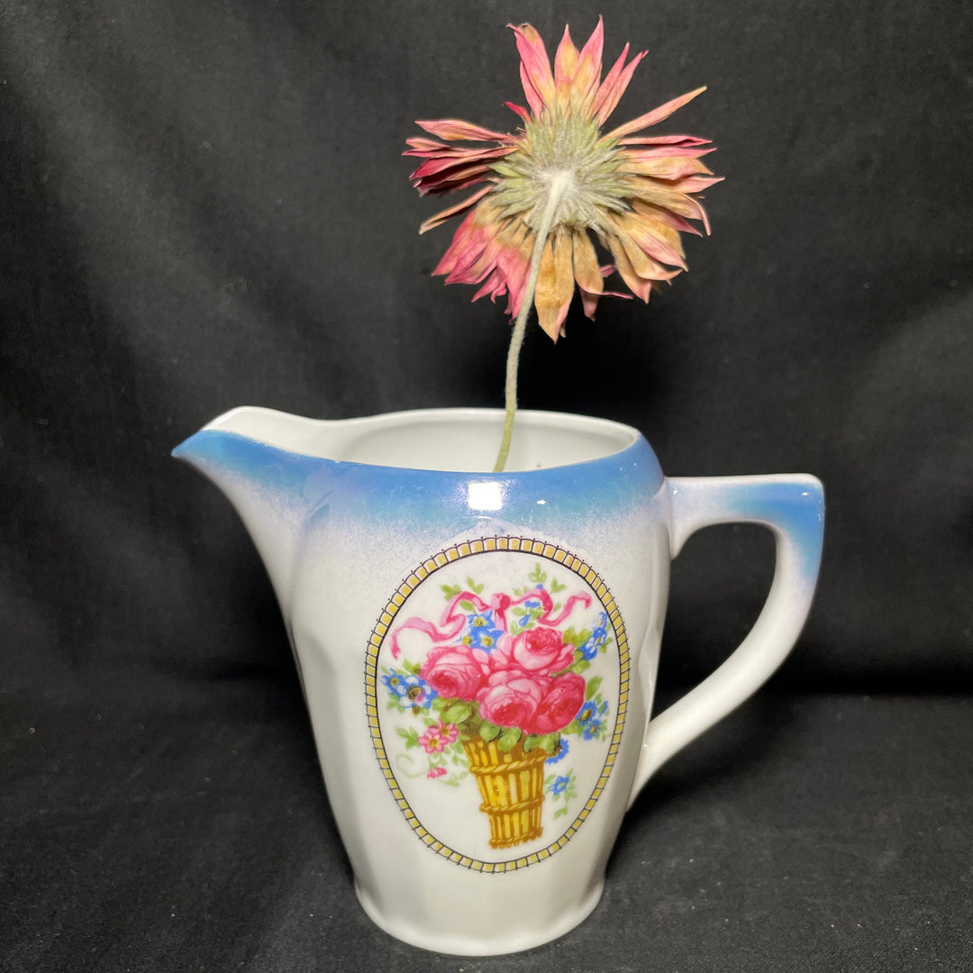 Funny French Bud Vase, Presque mort, Rude Tableware,Vintage porcelain gift