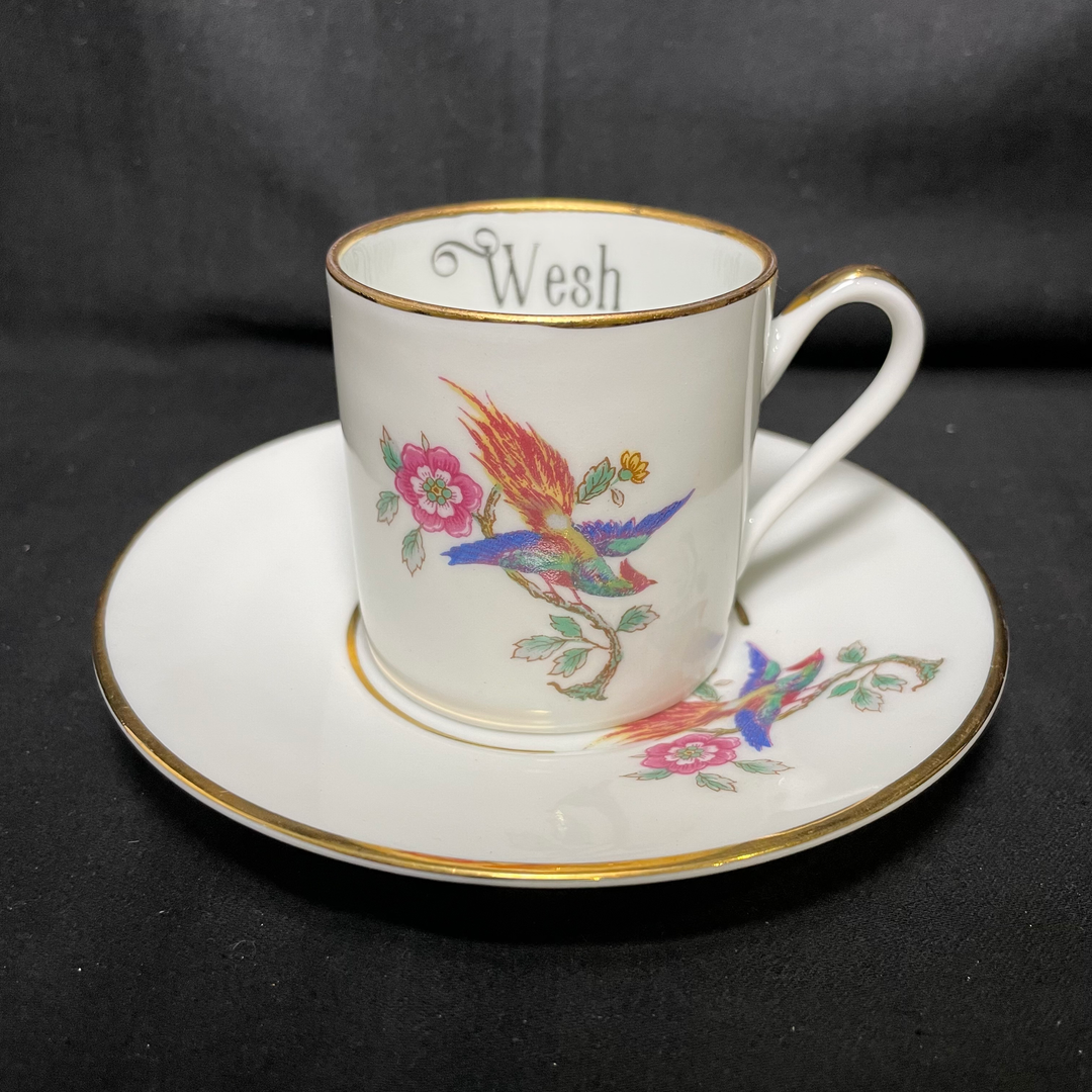 Vulgar Espresso Cup,Wesh,Insult funny French Limoges Vintage Rude Gift