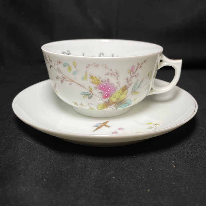 En-chan-fucking-tée, funny, vintage upcycled porcelain, unique porcelain