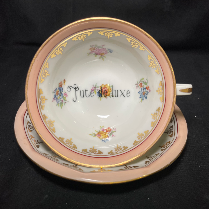 Pute de luxe tea cup vulgar funny upcycled vintage unique French gift