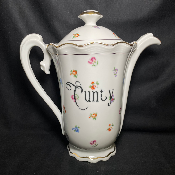 Théière amusante, Cunty, Goûter à la française vintage, Cadeau recyclé, LGBTQ, Mariage