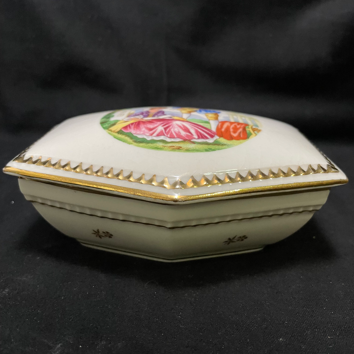 Too glam to give a damn, Unique Funny Upcycled Vintage Drug Stash box  gift