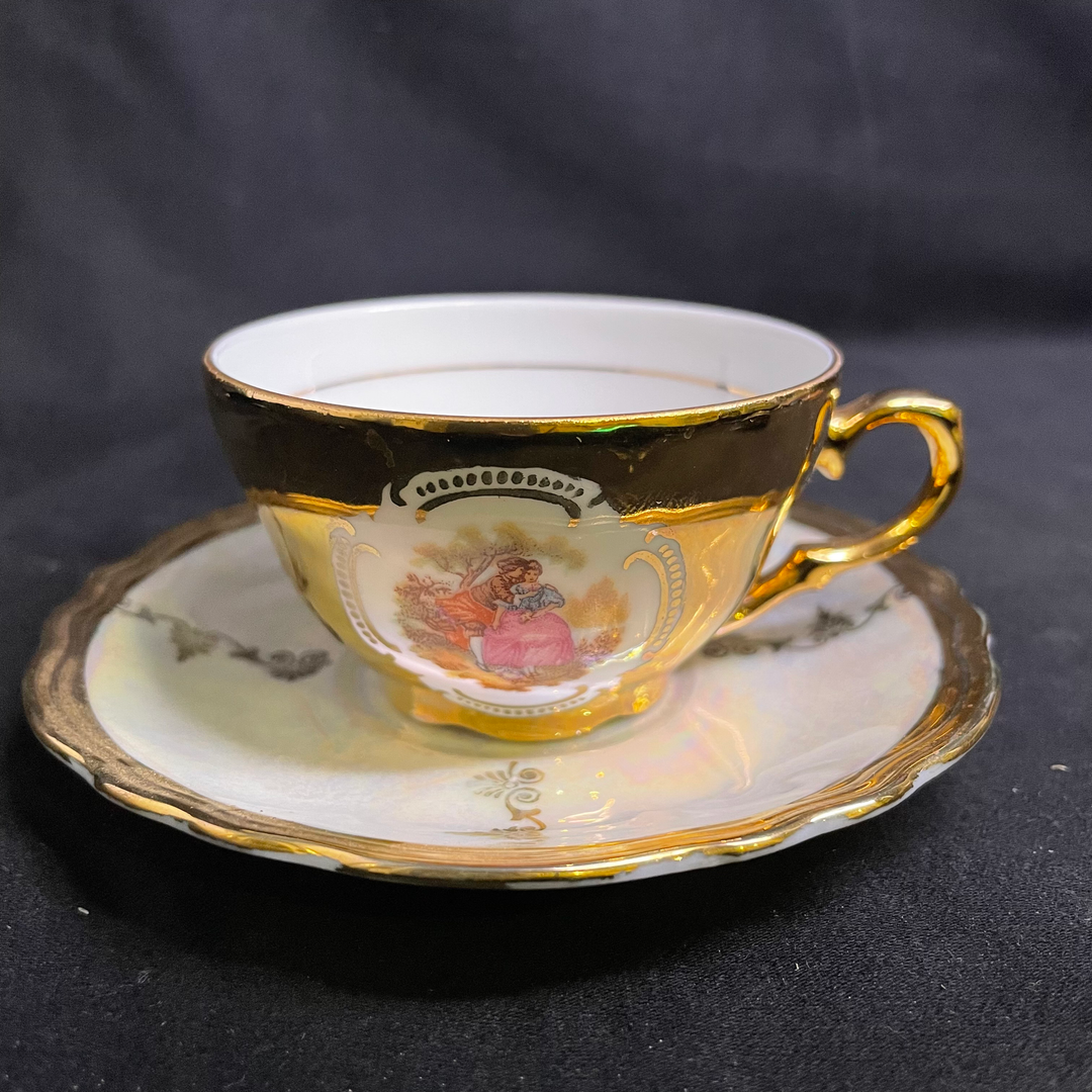 Pillock, vulgar funny upcycled vintage unique French porcelain gift