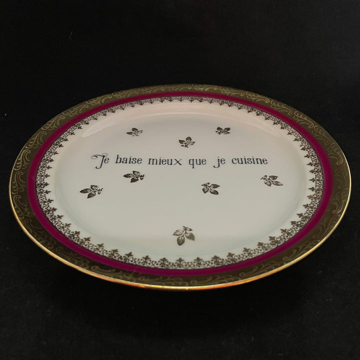 Je baise mieux que je cuisine, Unique Wall Art,Kitsch, vintage french