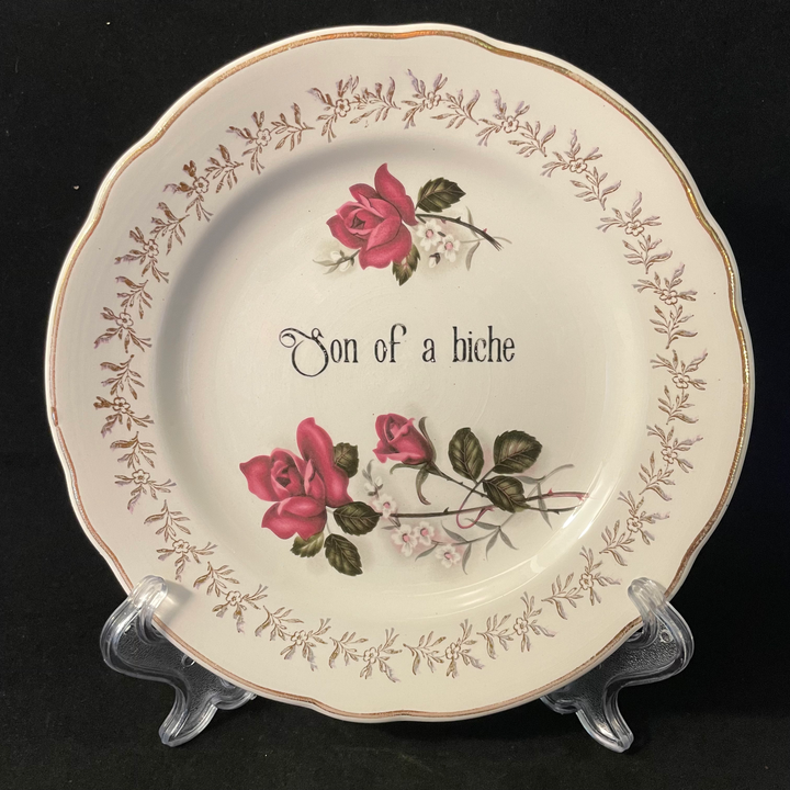 Son of a biche, Wall Art,Kitsch,lgbtq, vintage french porcelain pla