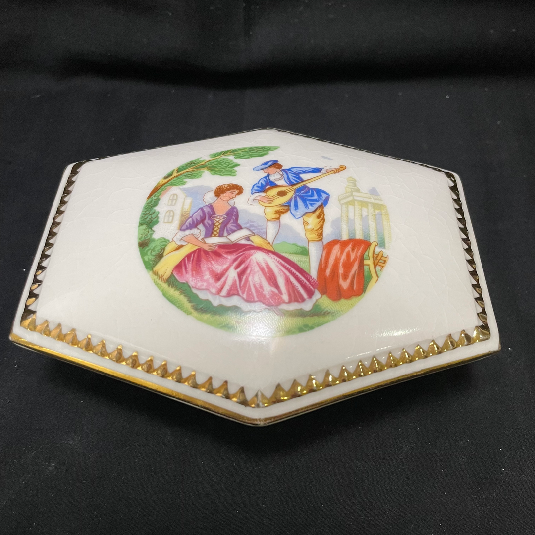 Too glam to give a damn, Unique Funny Upcycled Vintage Drug Stash box  gift