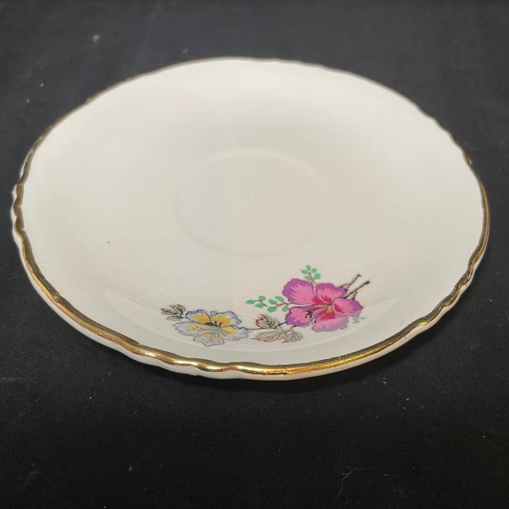 Coucou Catin vulgar tea / coffee cup upcycled vintage unique Limoges porcelaine