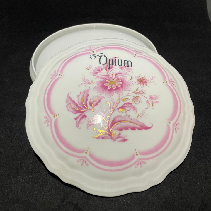Boîte de rangement, opium, pot d&