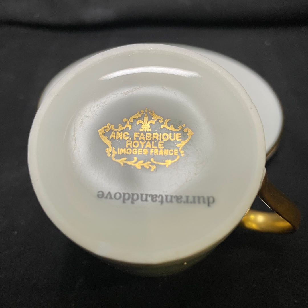 Fils de pute, espresso cup, vintage upcycled French porcelain gift