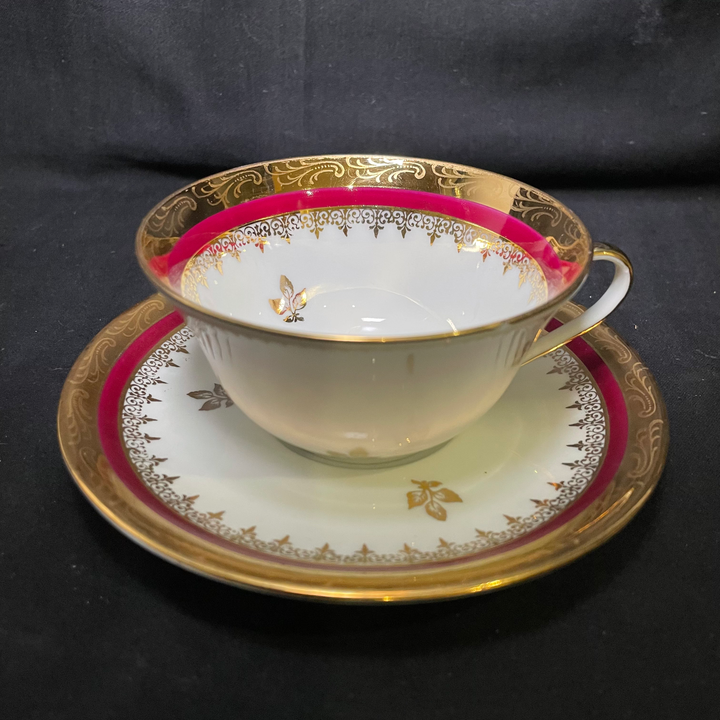 Trempe ton biscuit funny cup, rude upcycled vintage unique porcelain gift