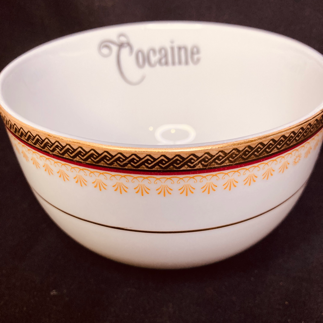 Cocaine bowl, Funny, hilarious, joke, unique wedding housewarming gift