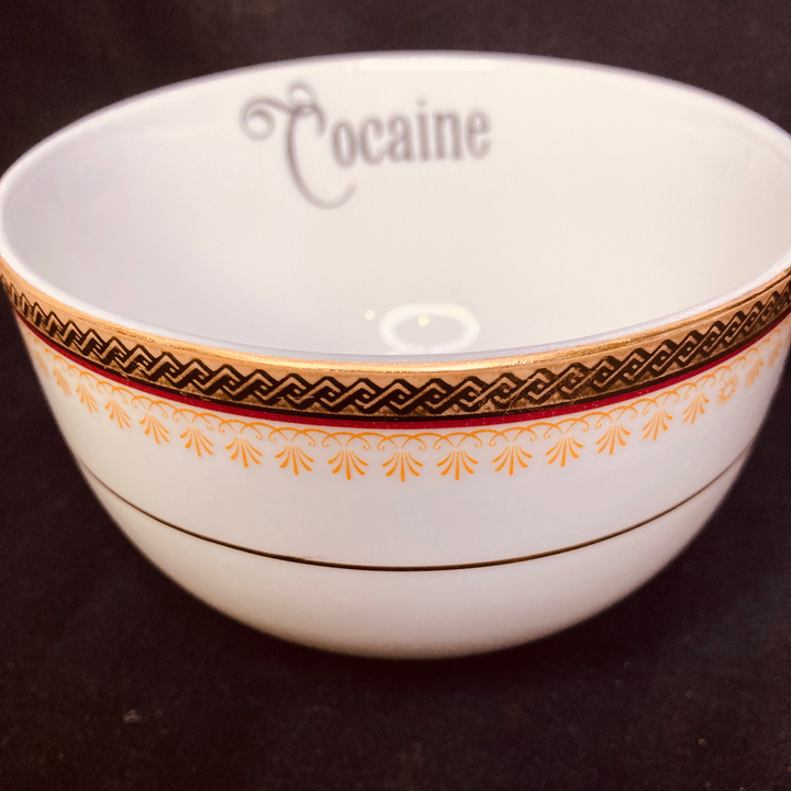 Cocaine bowl, Funny, hilarious, joke, unique wedding housewarming gift