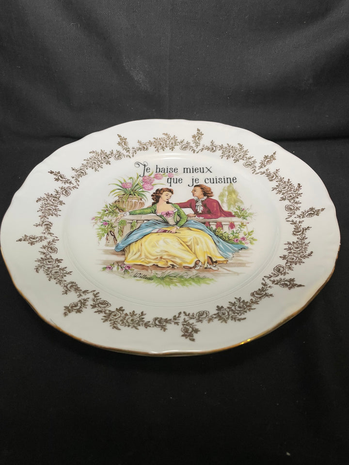 Je baise mieux que je cuisine, Unique Wall Art,Kitsch, vintage french gift