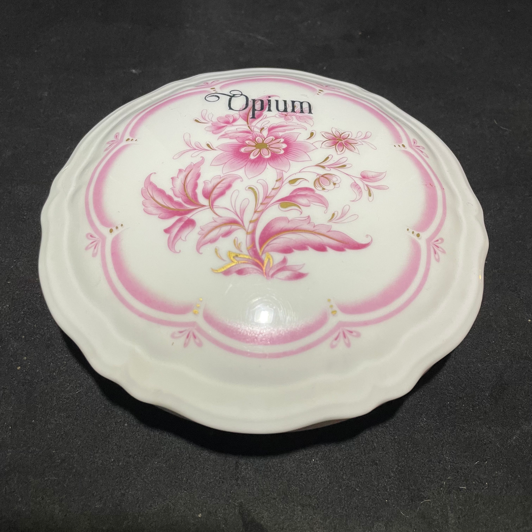 Boîte de rangement, opium, pot d&