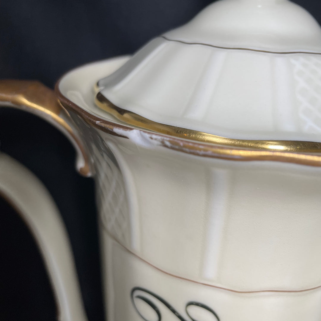 Funny Tea Pot, Cunt, Vintage French Tea Party,Upcycled Gift,lgbtq,bridal, gift