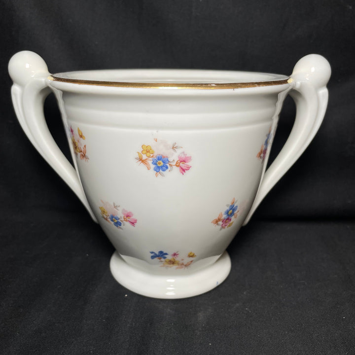Funny French Vase, These too shall die, Vintage porcelain unqiue gift