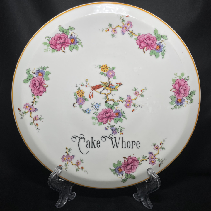 Cake Whore, Wall Art,Kitsch,lgbtq, vintage french porcelain unique gift