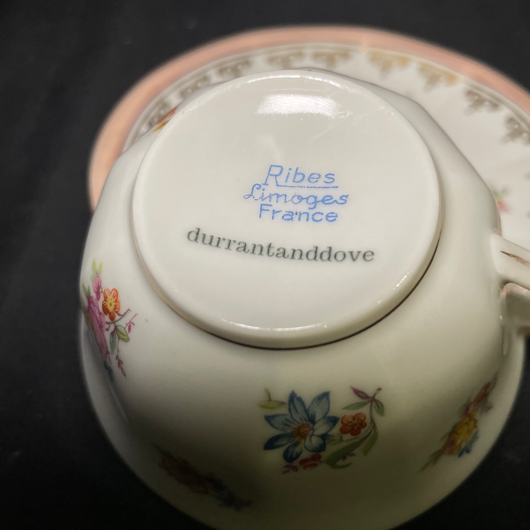 Pute de luxe tea cup vulgar funny upcycled vintage unique French gift