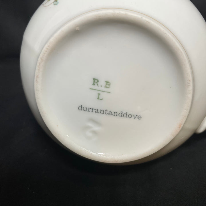 Nique ta mere, funny vintage upcycled porcelain jug Durrant Dove