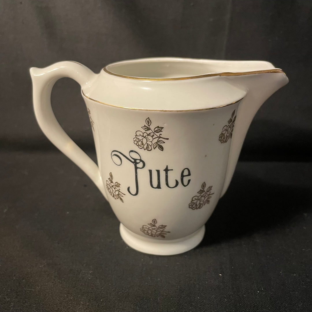 Service à café « Pute », cadeau original et amusant en porcelaine française vintage recyclée