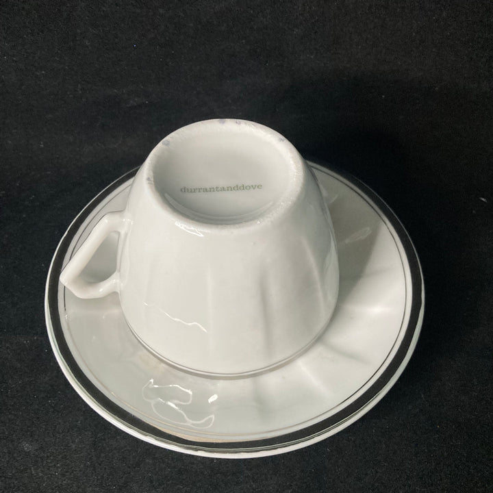 Fils de pute, tasse à expresso, cadeau en porcelaine française vintage recyclée