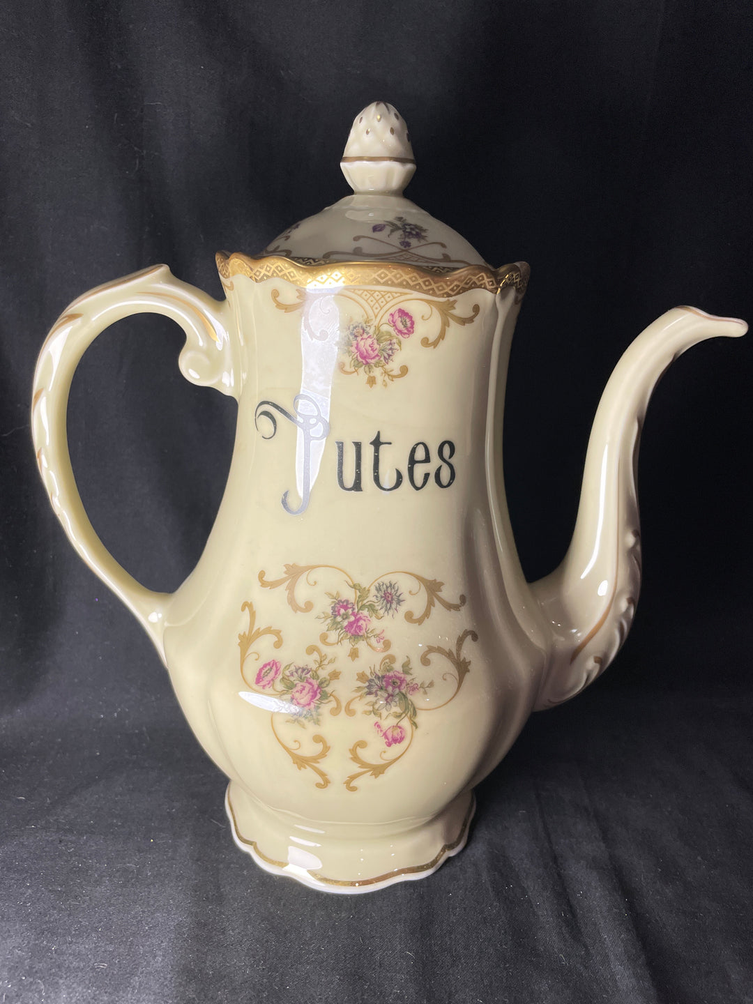 Théière amusante, chatte, thé français vintage, cadeau recyclé, lgbtq, mariage, cadeau