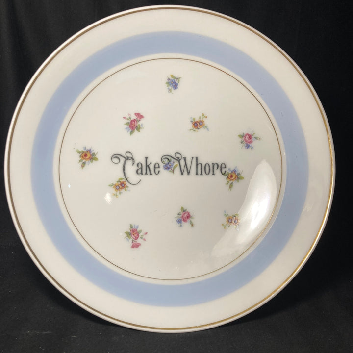Cake Whore, Wall Art,Kitsch,lgbtq, vintage french porcelain unique gift (Copy)