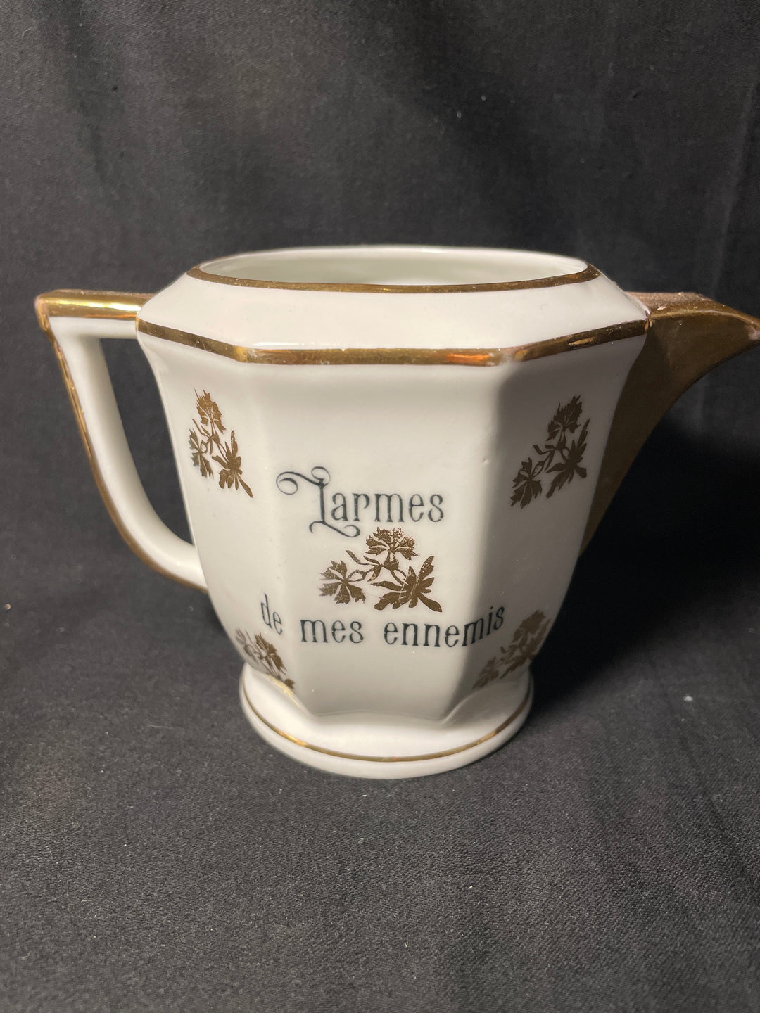 Larmes de mes ennemis, porcelaine recyclée vintage amusante, cadeau vulgaire unique
