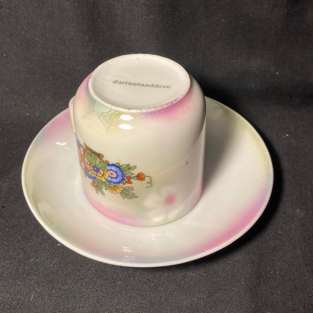 Tete de bite, Vulgar espresso cup, funny upcycled tasse jurons, vintage gift