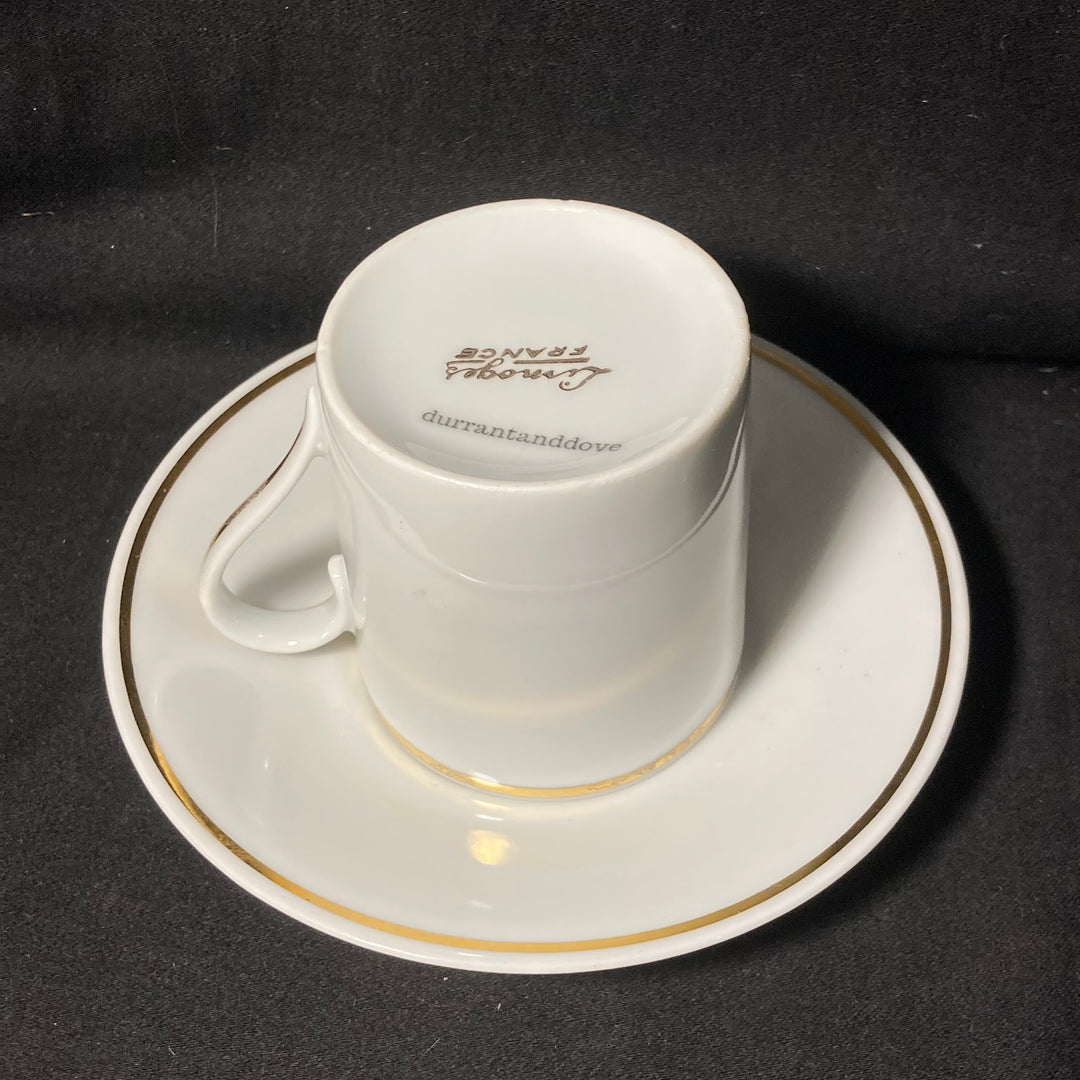 Tasse à expresso « Sale pute », vintage, recyclée, cadeau en porcelaine française
