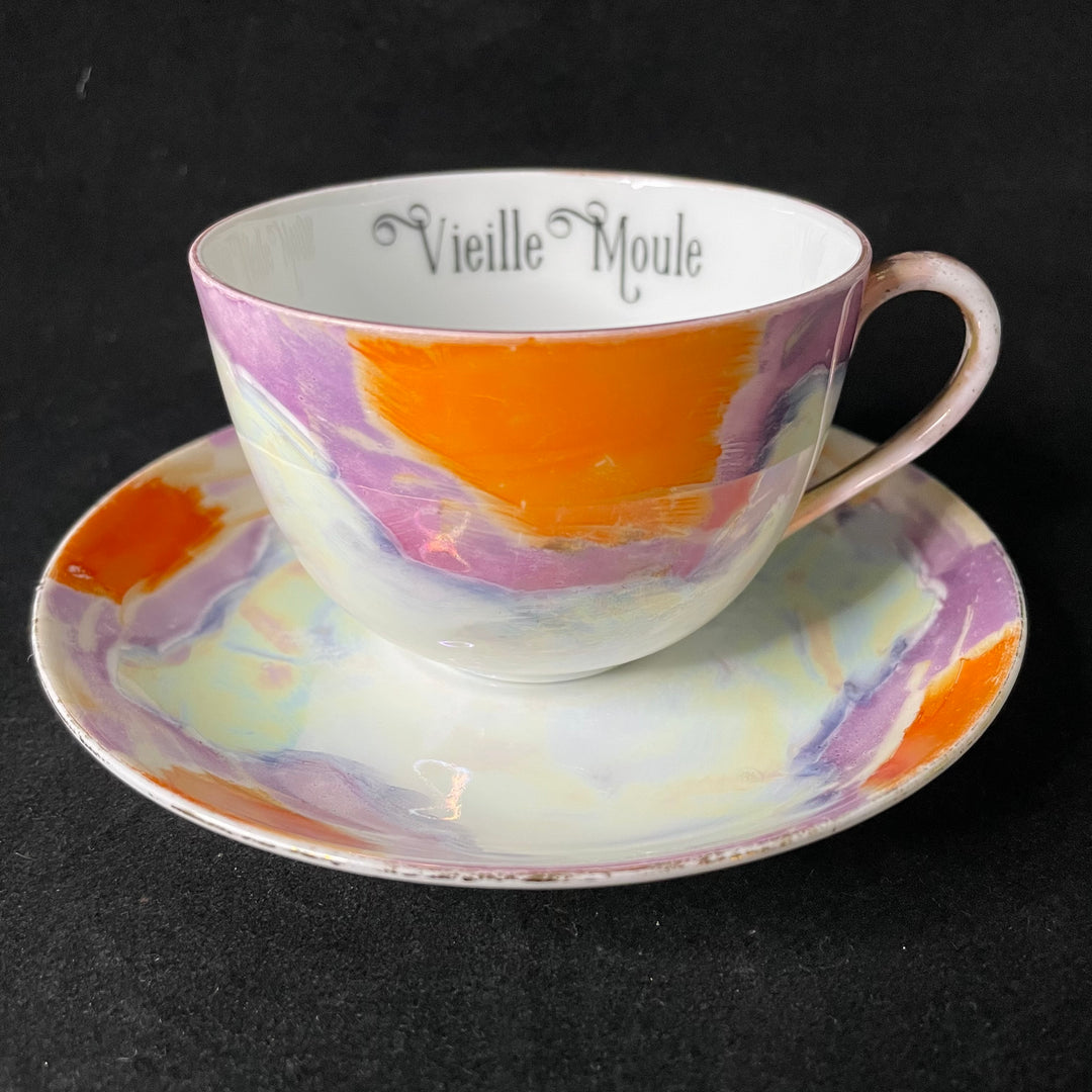 Bonjour Grognasse, Tasse à expresso vulgaire, tasse jurons recyclée drôle, vintage