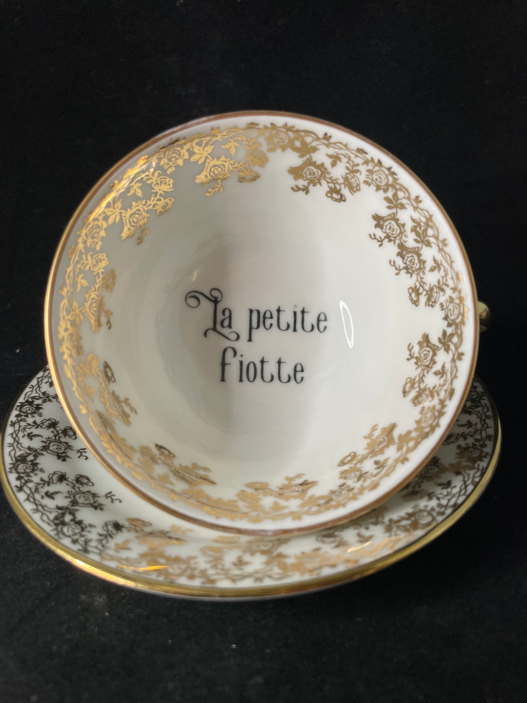Fils de pute, tasse à expresso, cadeau en porcelaine française vintage recyclée