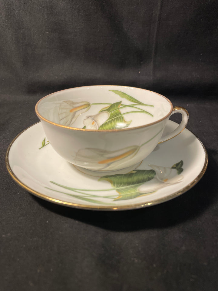 Vulgar teacup, Salut Salope,Vintage Upcycled Porcelain,Insult funny gift