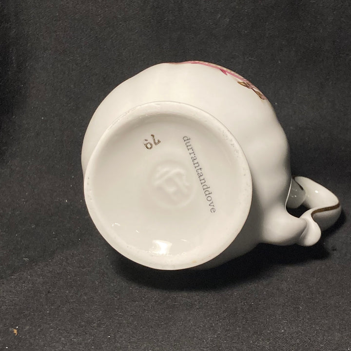 Funny French Bud Vase, Presque mort, Rude Tableware,Vintage porcelain gift