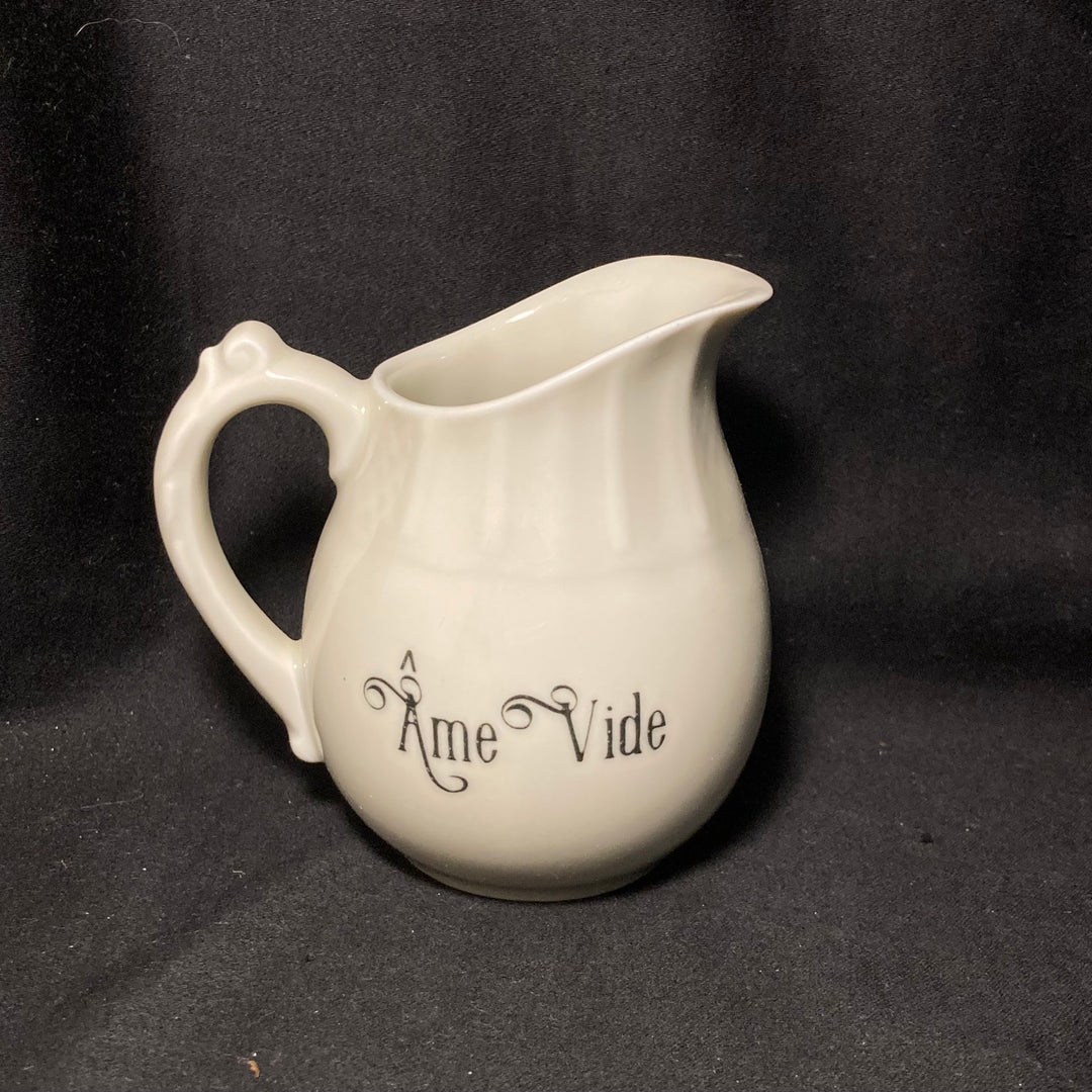 Funny French Bud Vase, Ame Vide, Rude Tableware,Vintage porcelain gift