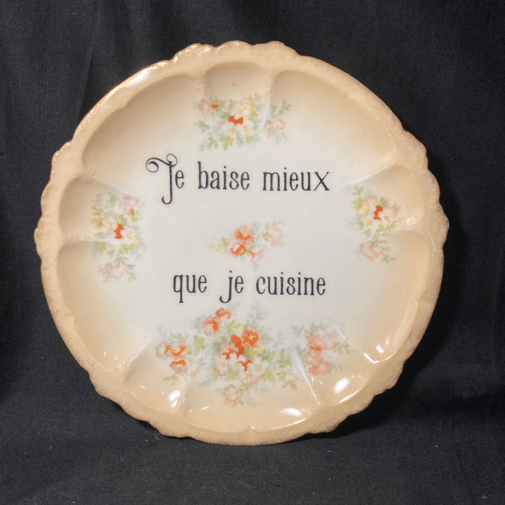 Je baise mieux que je cuisine, Décoration murale unique, Kitsch, Français vintage