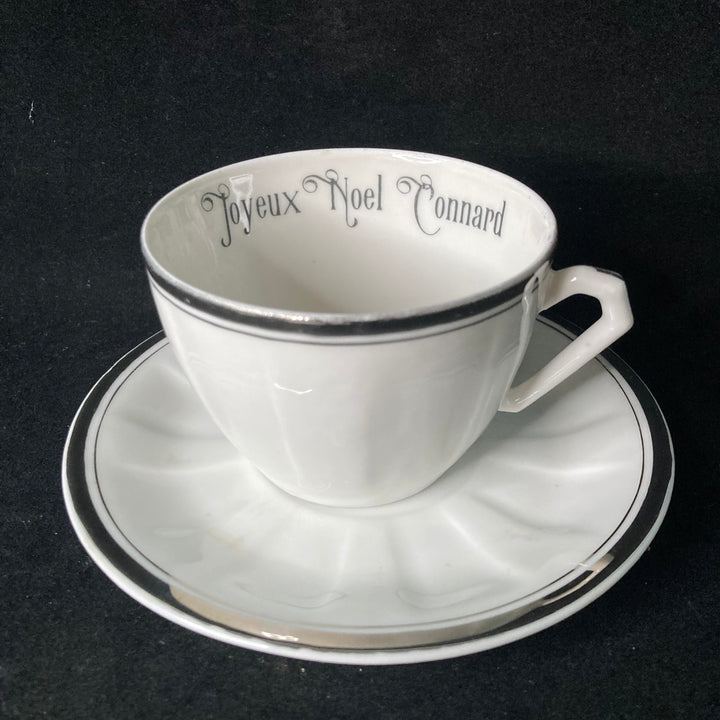 Fils de pute, tasse à expresso, cadeau en porcelaine française vintage recyclée