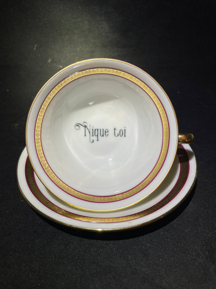Tasse à Expresso Amusante, Cul rigolo, Vintage Impertinent Unique Recyclé Cadeau lgbtq insultant