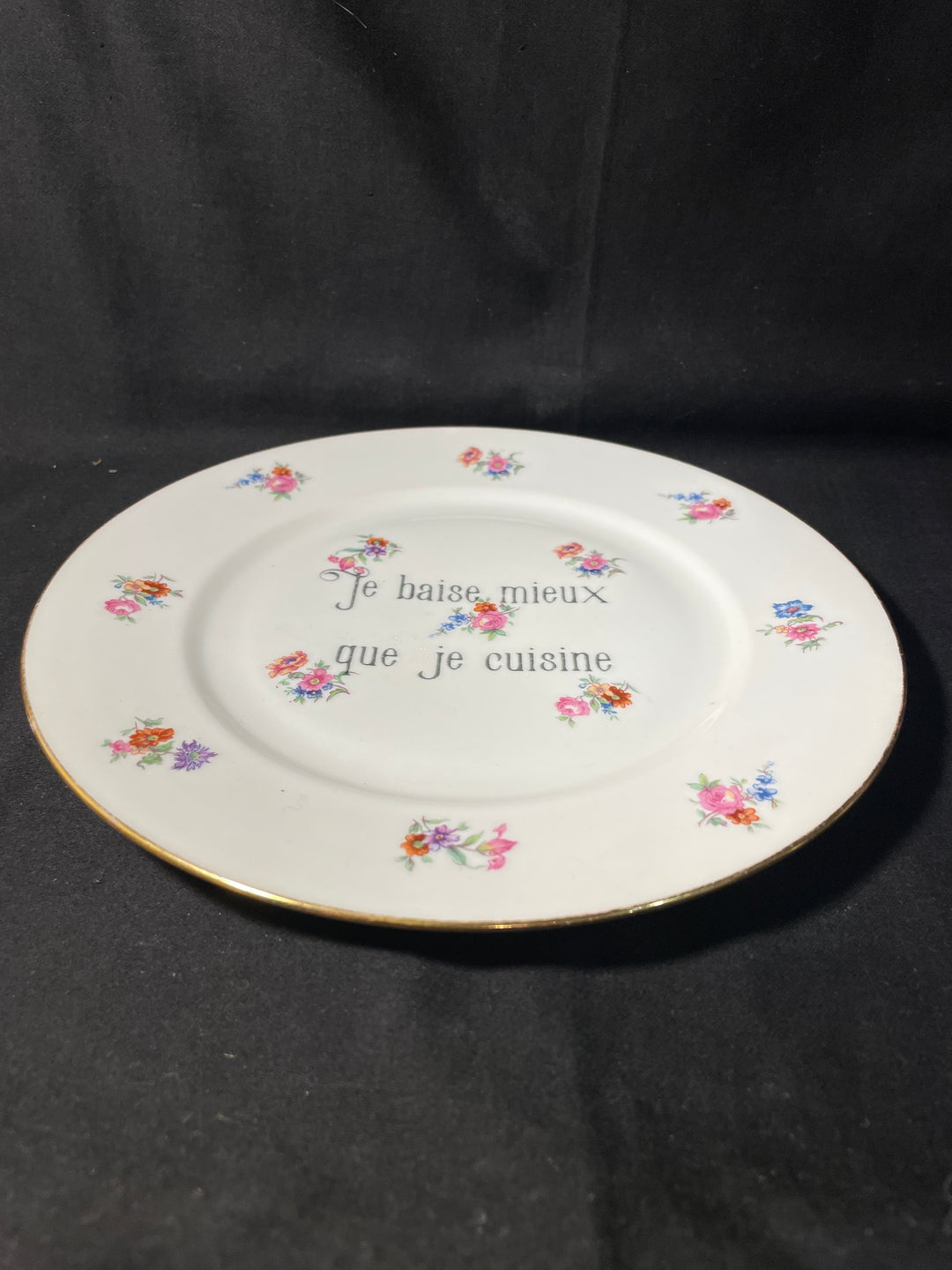 Je baise mieux que je cuisine, Décoration murale unique, Kitsch, Français vintage