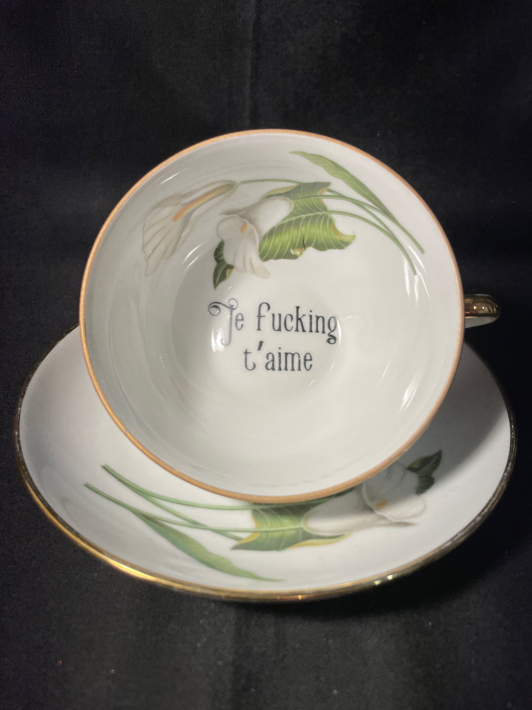 Vulgar tea / coffee cup, Je fucking t&
