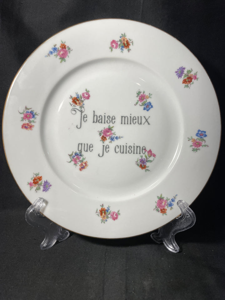 Je baise mieux que je cuisine, Unique Wall Art,Kitsch, vintage french, Durrant &amp; Dove