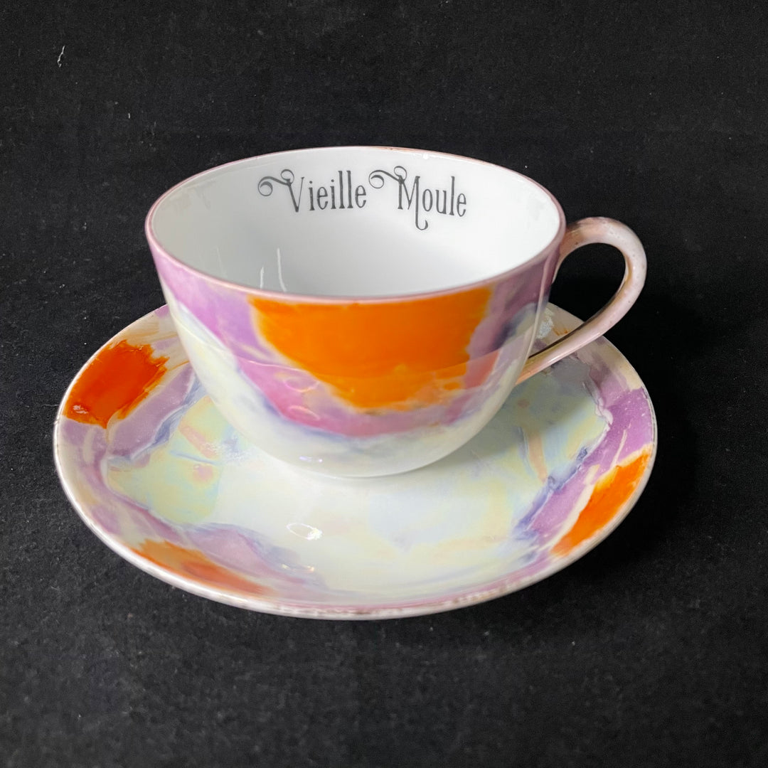 Bonjour Grognasse, Tasse à expresso vulgaire, tasse jurons recyclée drôle, vintage