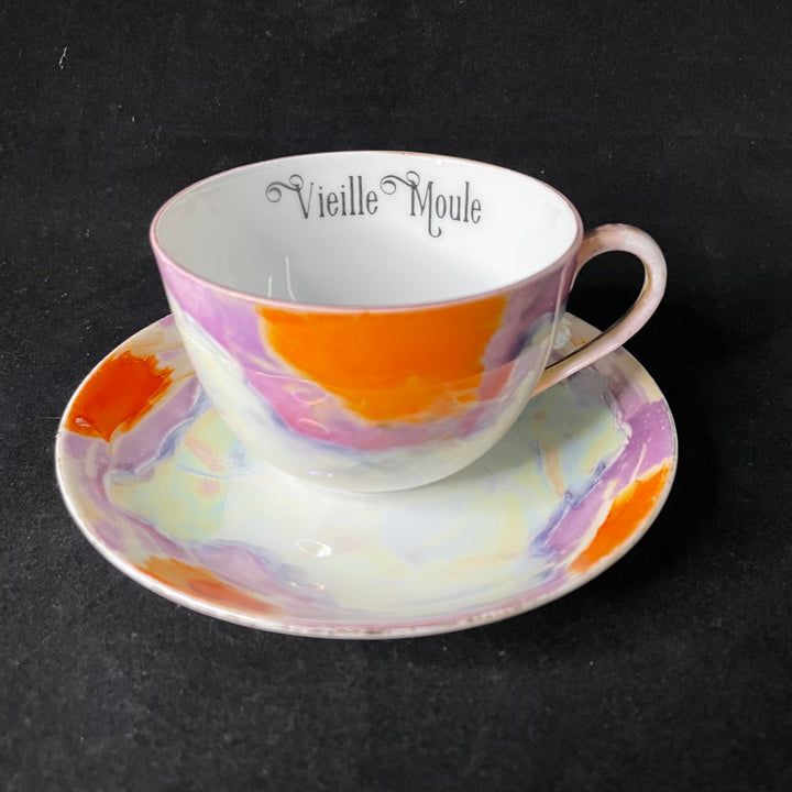Bonjour Grognasse, Tasse à expresso vulgaire, tasse jurons recyclée drôle, vintage