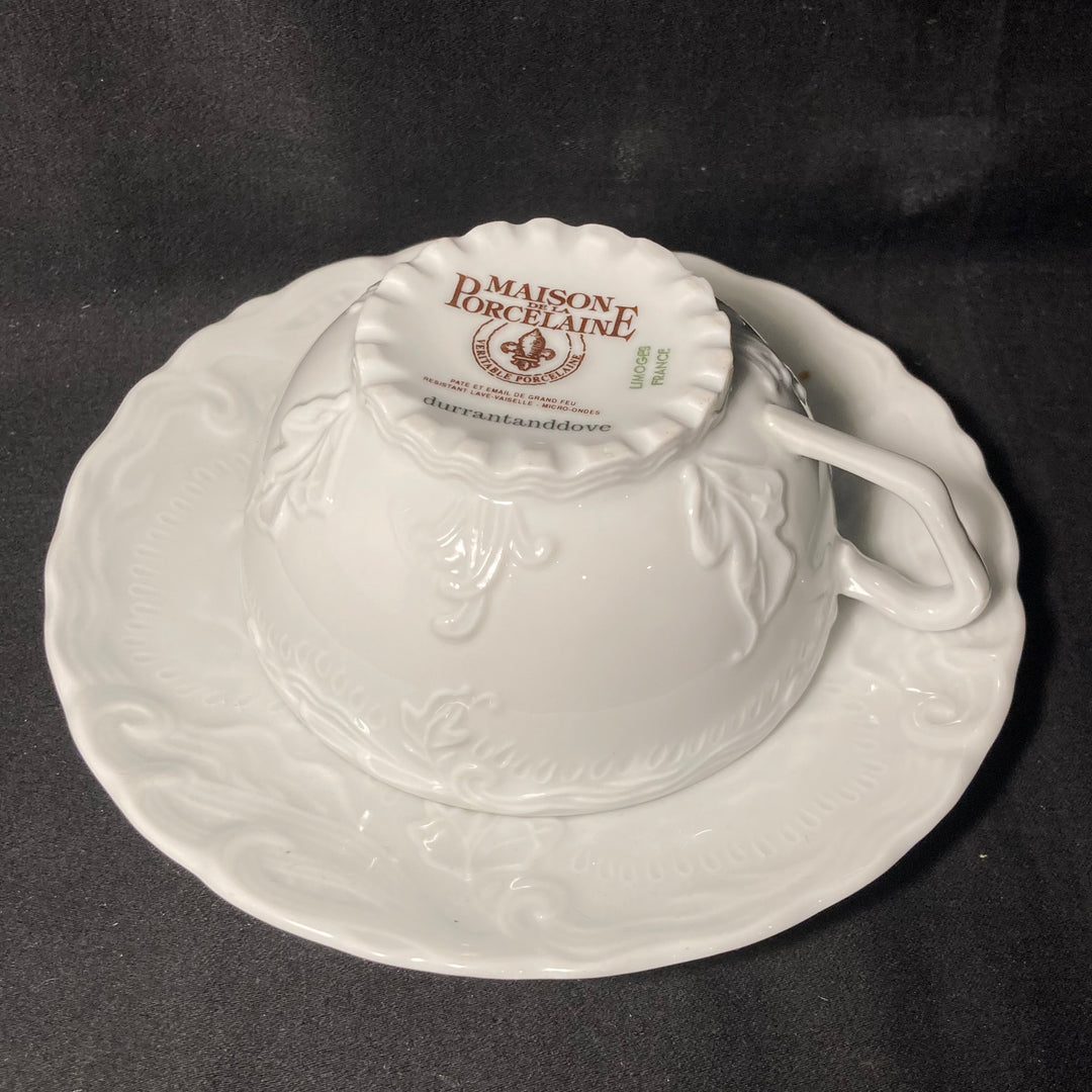 Vulgar Tea Cup,Viva la vulva,Vintage Upcycled Porcelain,Insult, funny gift