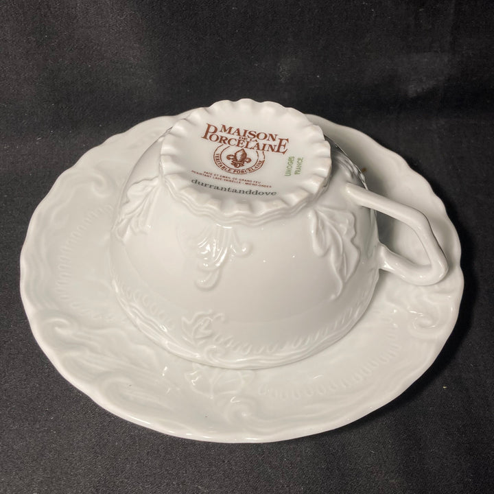 Vulgar Tea Cup,Viva la vulva,Vintage Upcycled Porcelain,Insult, funny gift